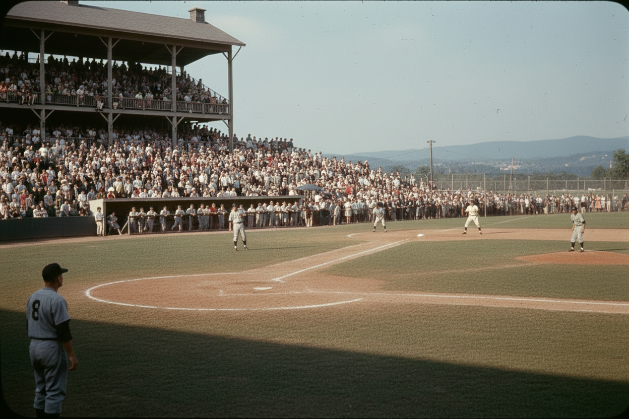 1960s Knoxville with Smoky Mountains