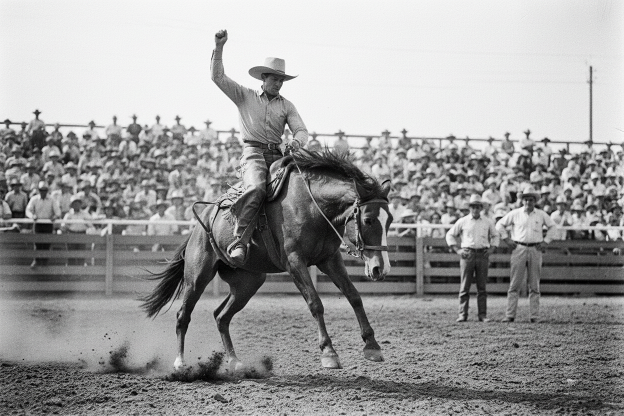 College Station, TX - Rodeo Close Action