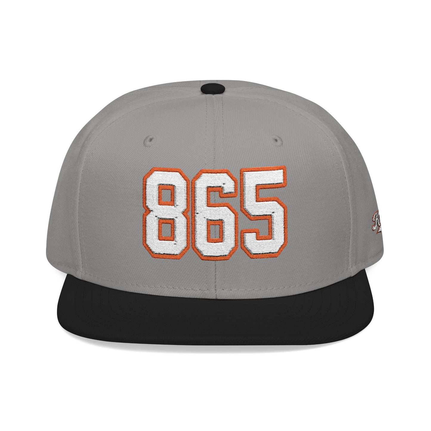865 white embroidered snapback hat vintage varsity style – 318 Supply Co.