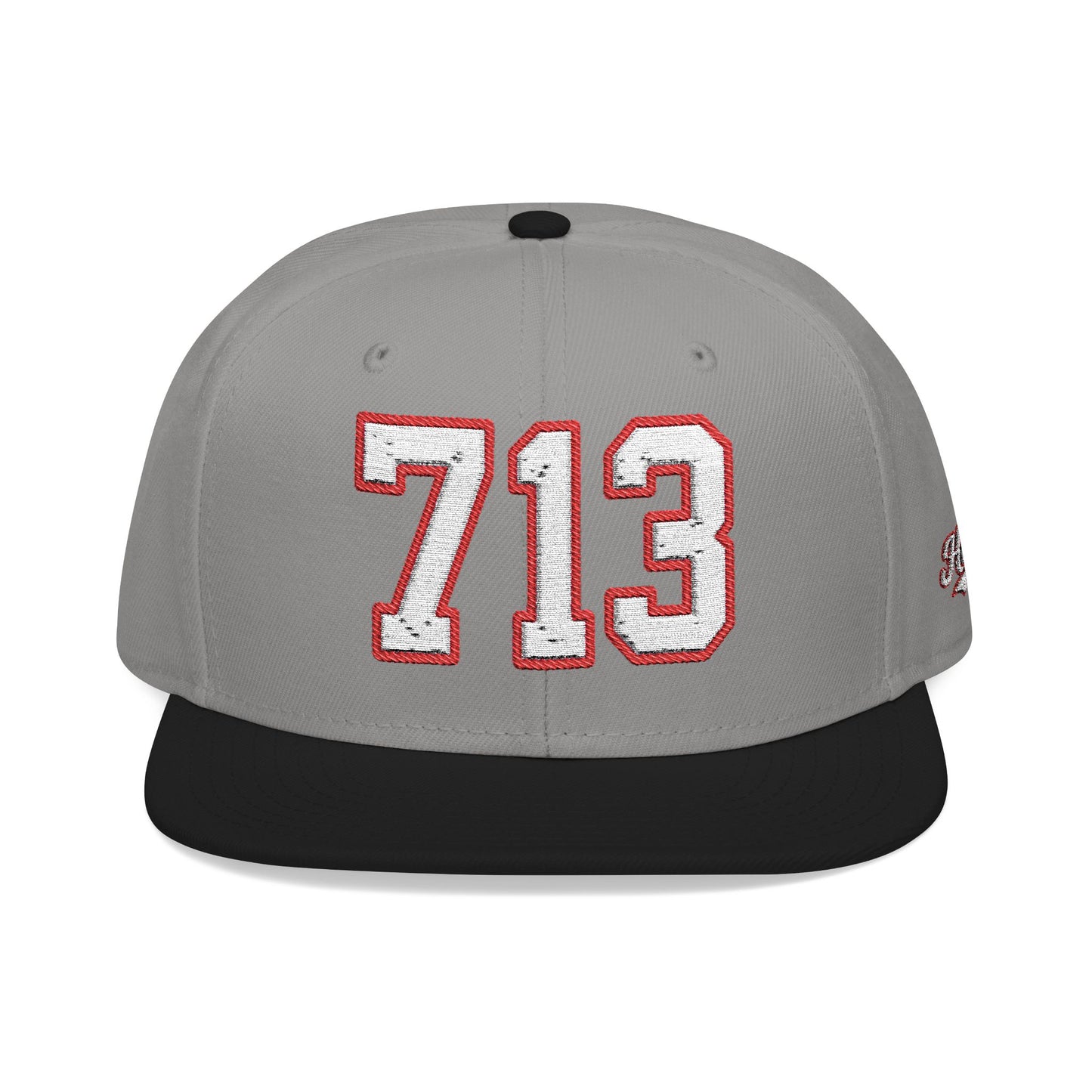 713 white embroidered snapback hat vintage varsity style – 318 Supply Co.