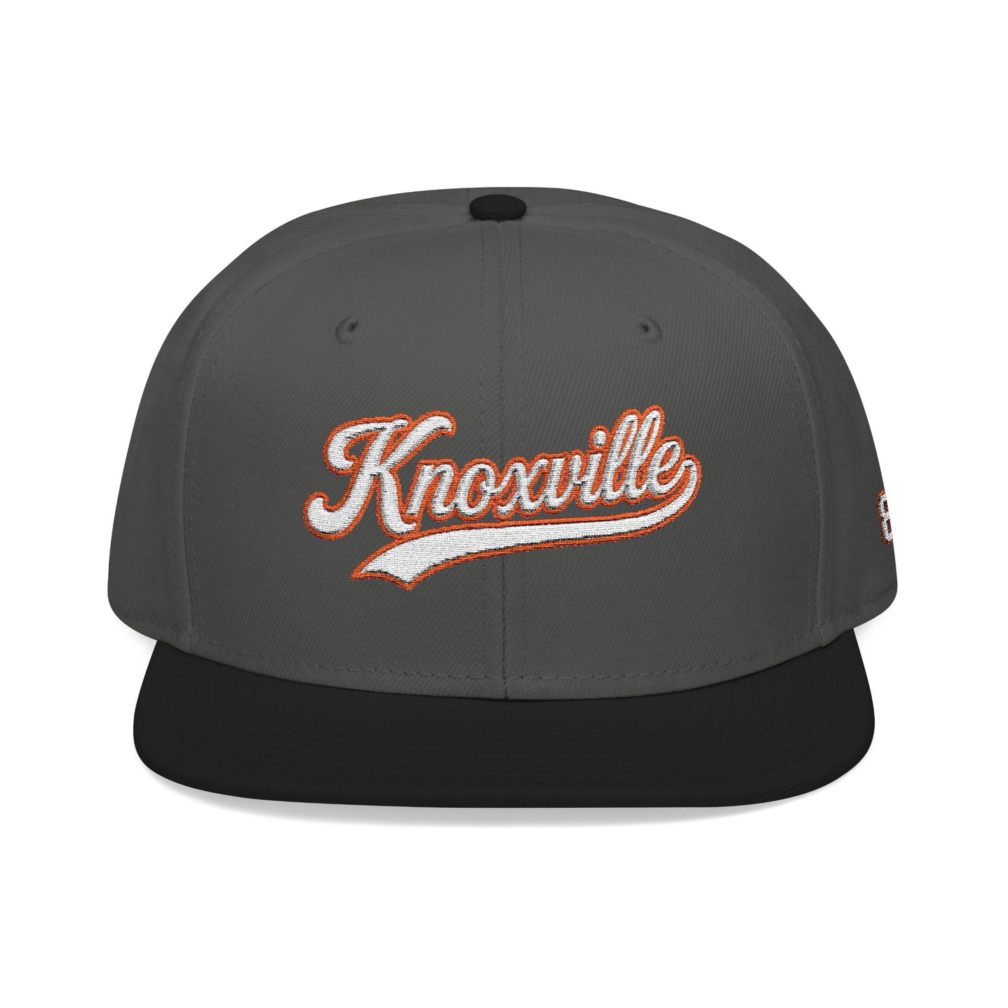 Knoxville white script embroidered snapback hat with 865 side patch – 318 Supply Co.