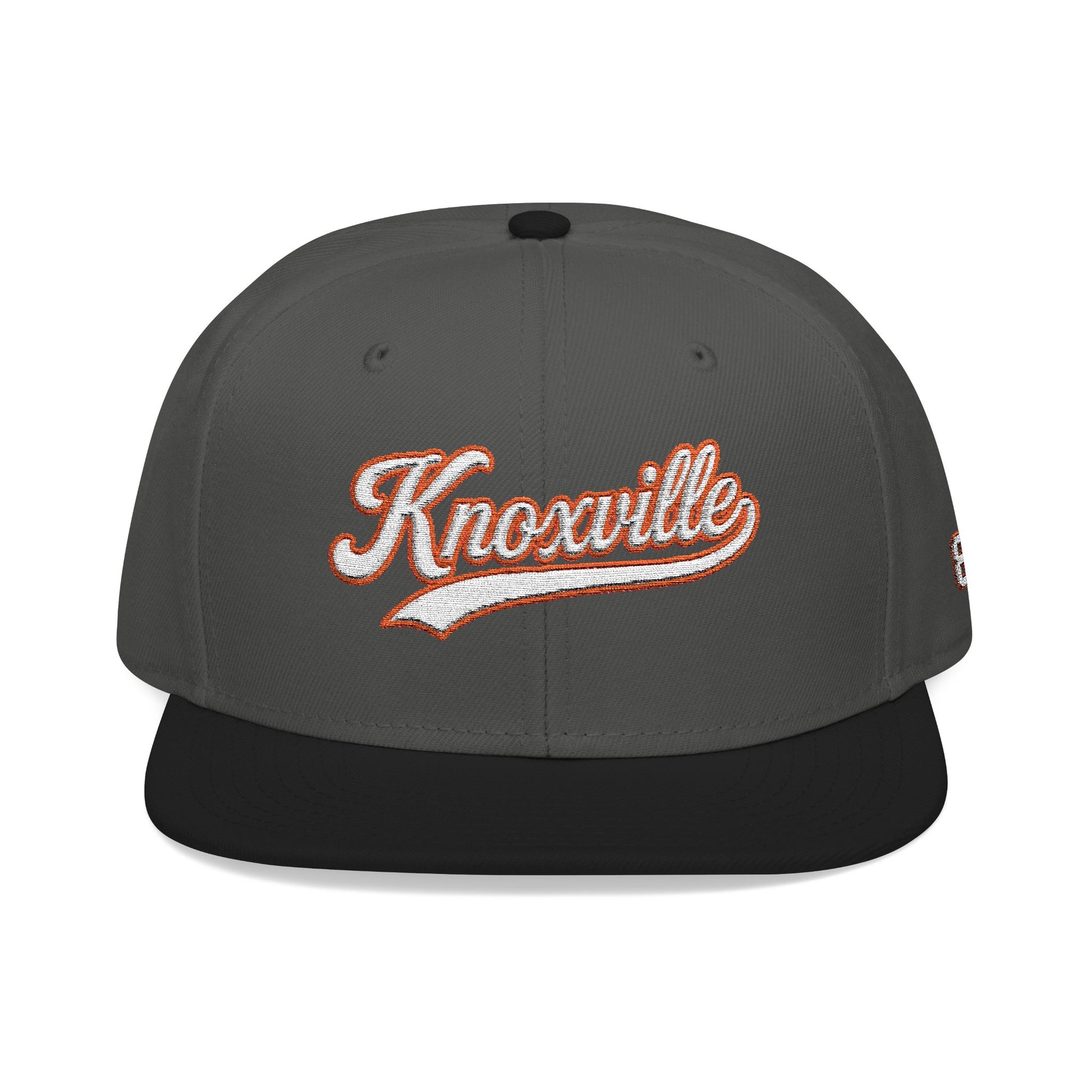 Knoxville white script embroidered snapback hat with 865 side patch – 318 Supply Co.