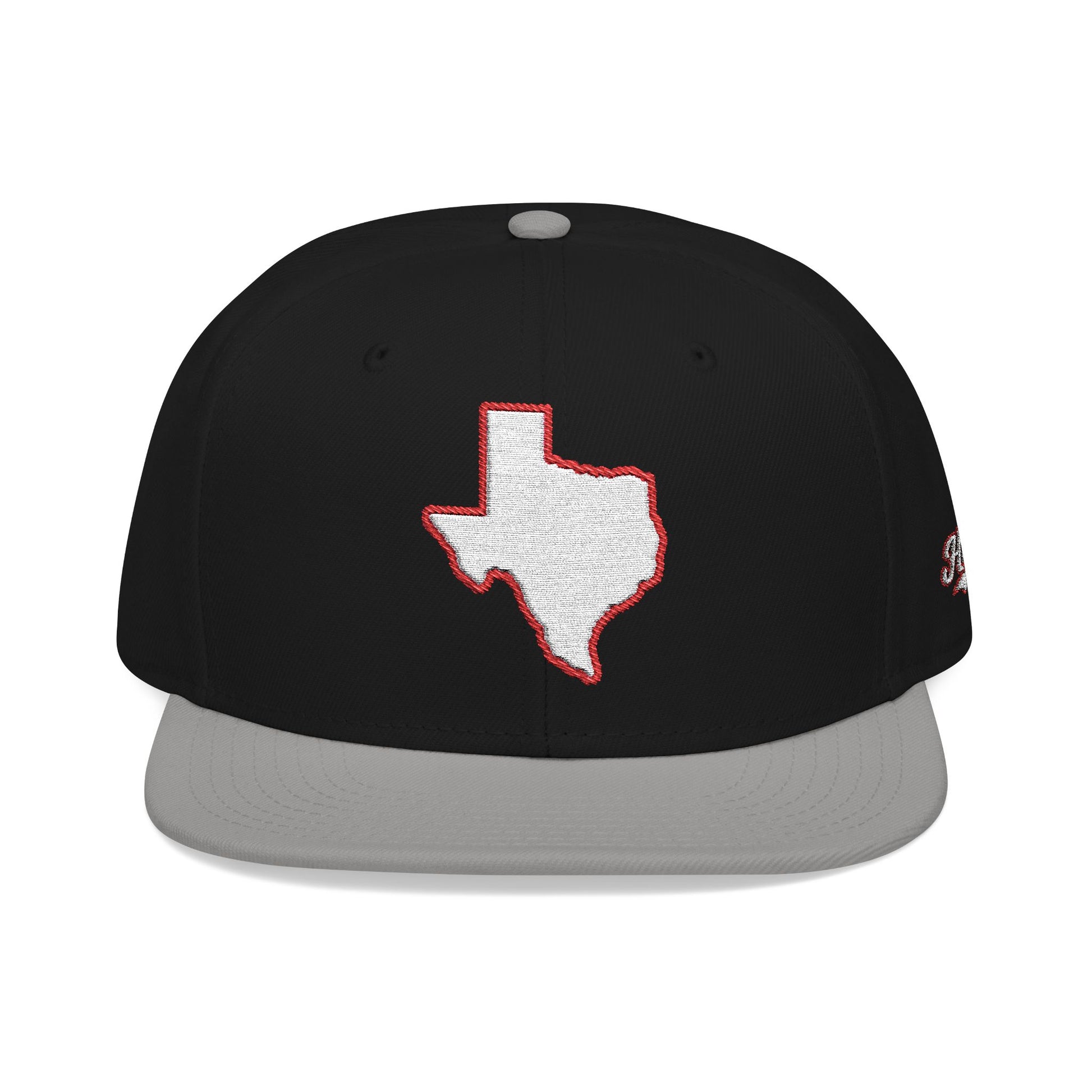 Texas state outline white embroidered snapback hat – 318 Supply Co.