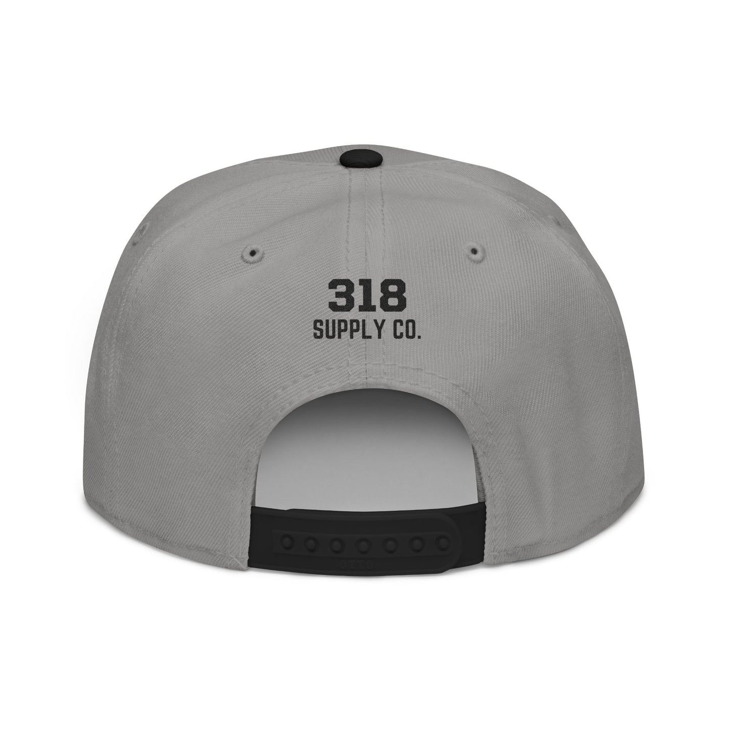 Tuscaloosa white script embroidered snapback hat with 205 side stitch – 318 Supply Co.