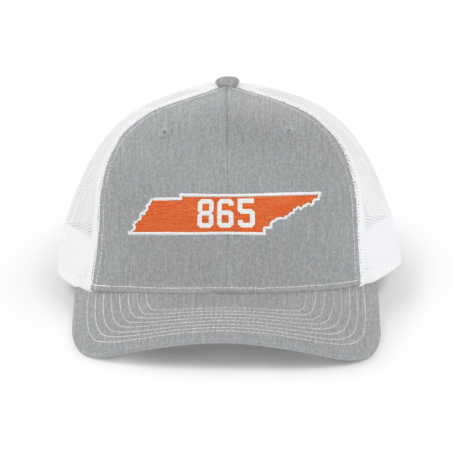 Orange Tennessee Outline Trucker Cap — Distressed State Hat