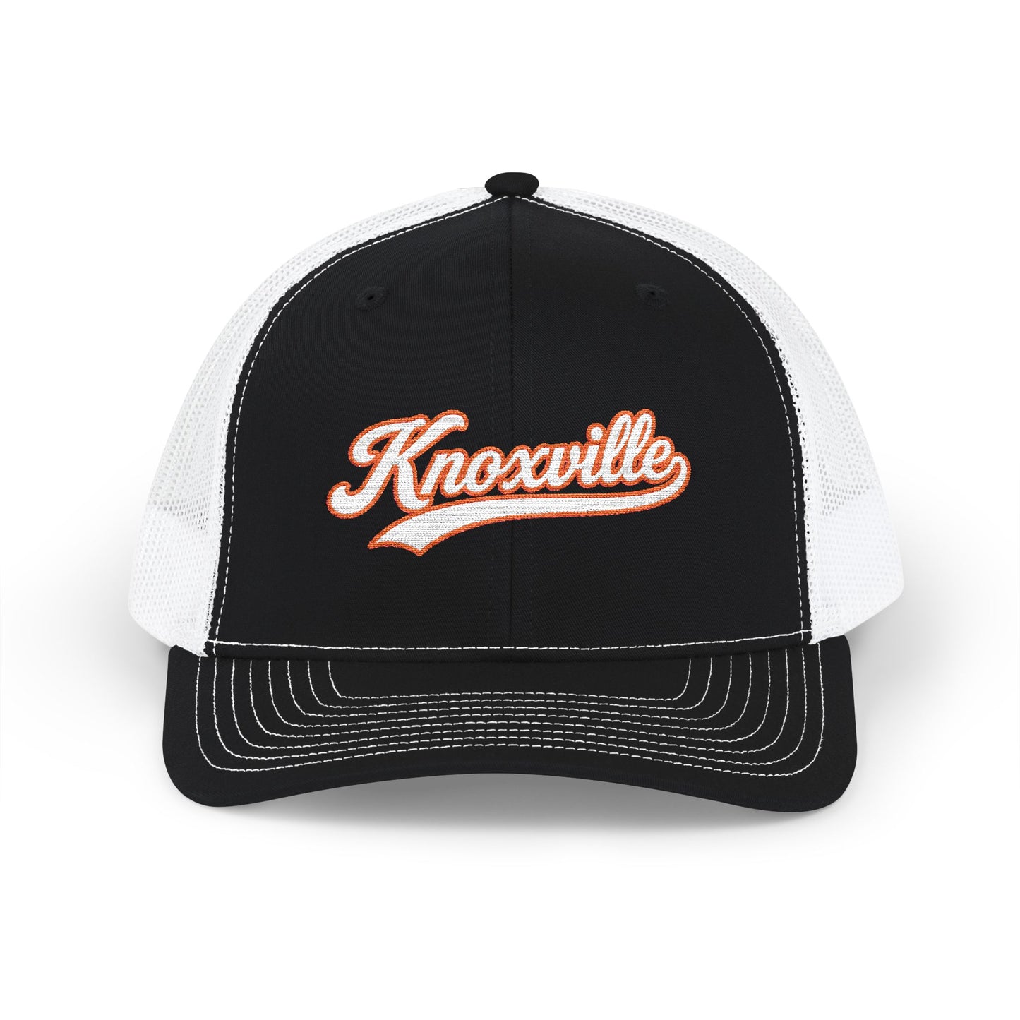Knoxville white script retro embroidered trucker cap – 318 Supply Co.