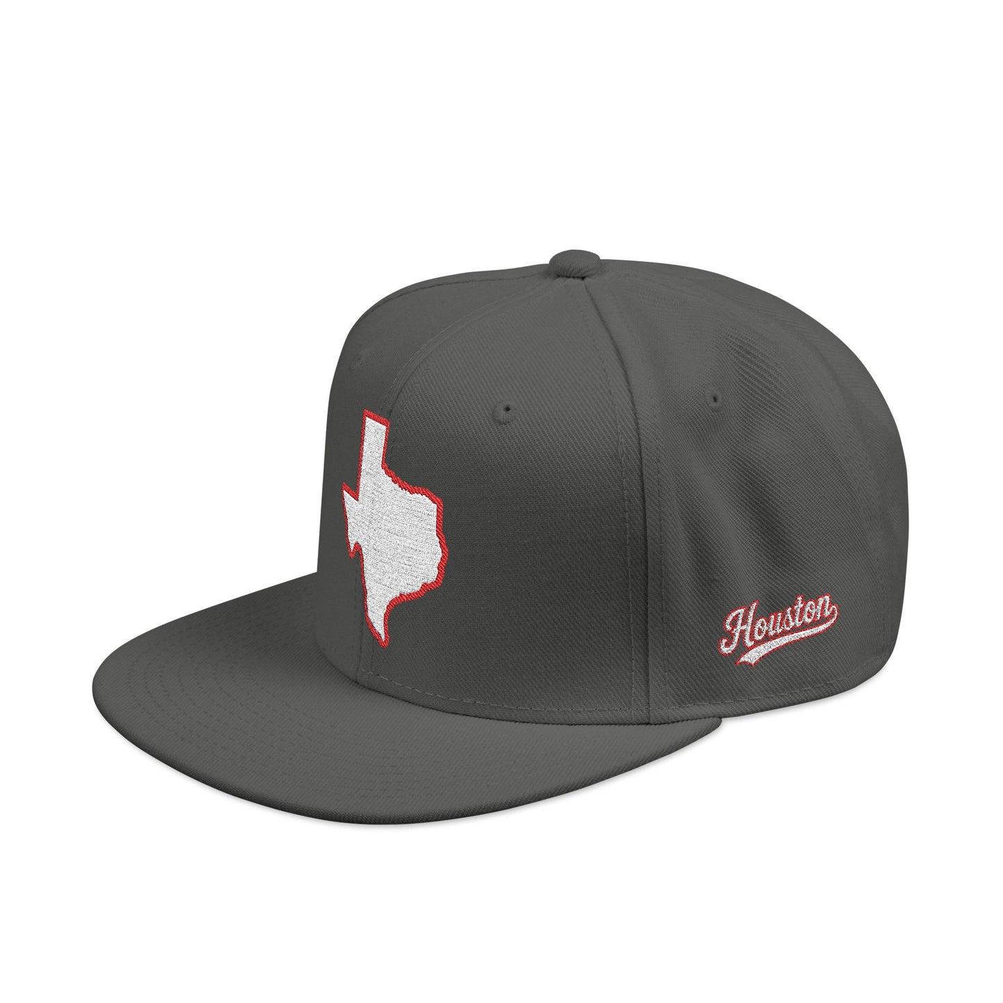 Texas state outline white embroidered snapback hat – 318 Supply Co.