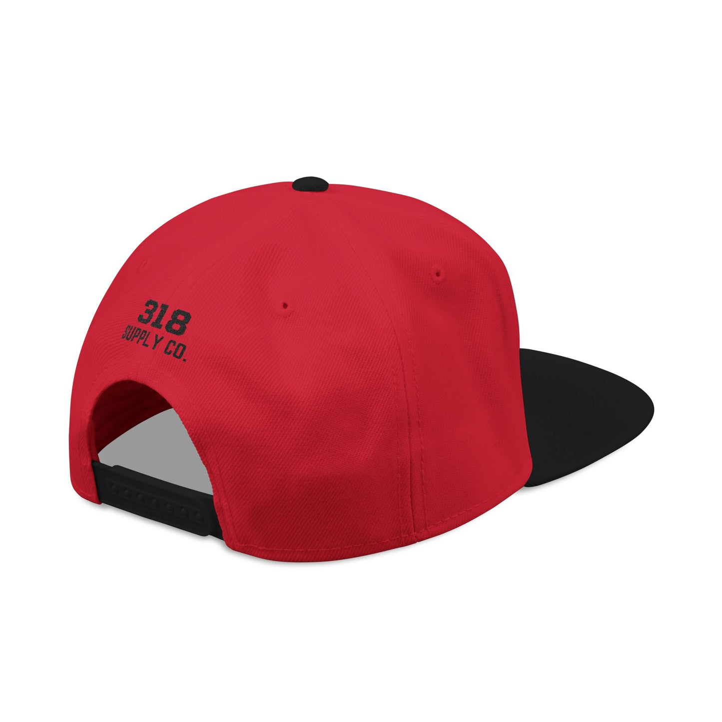 Athens white script embroidered snapback hat with 706 side stitch – 318 Supply Co.