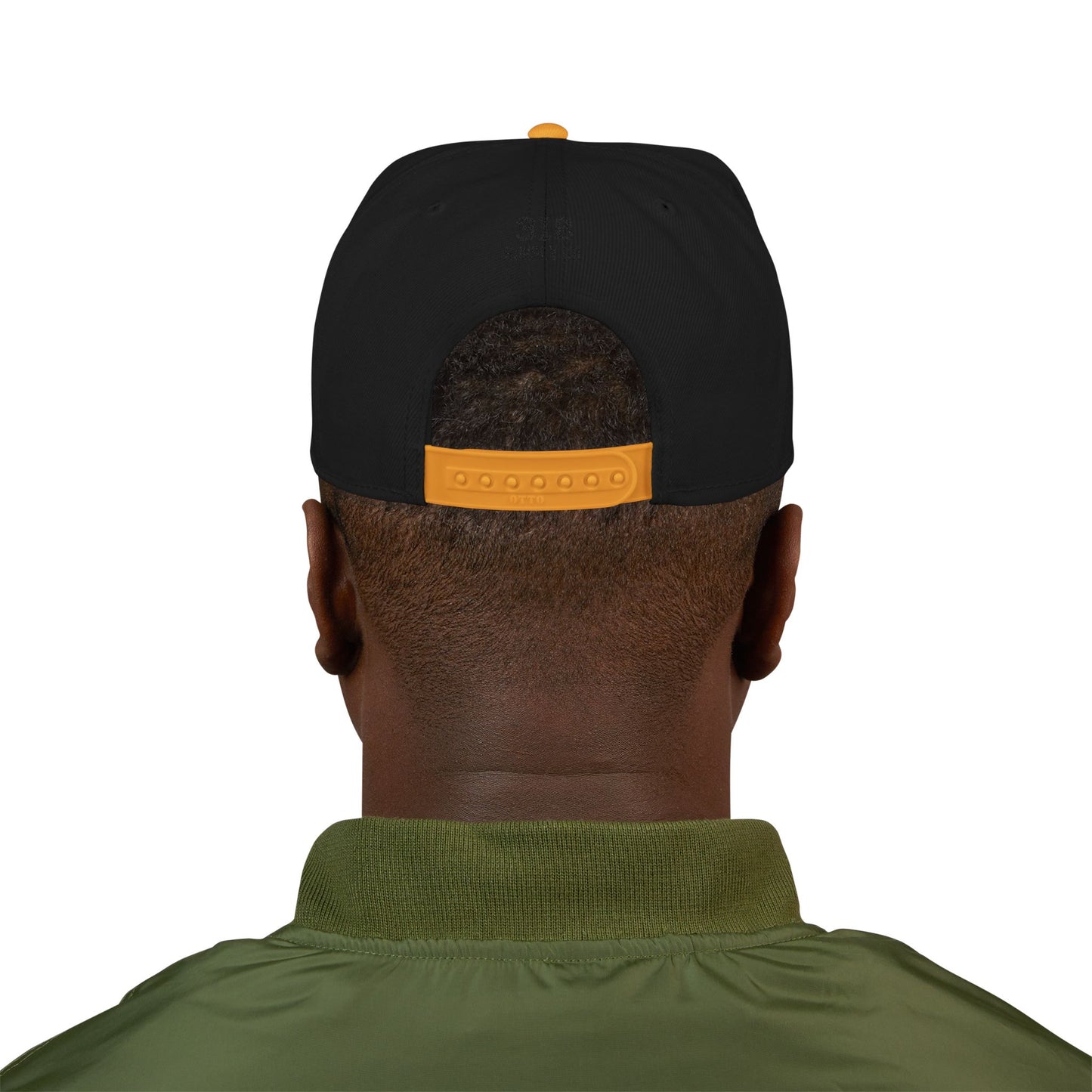225 white embroidered snapback hat vintage varsity style – 318 Supply Co.