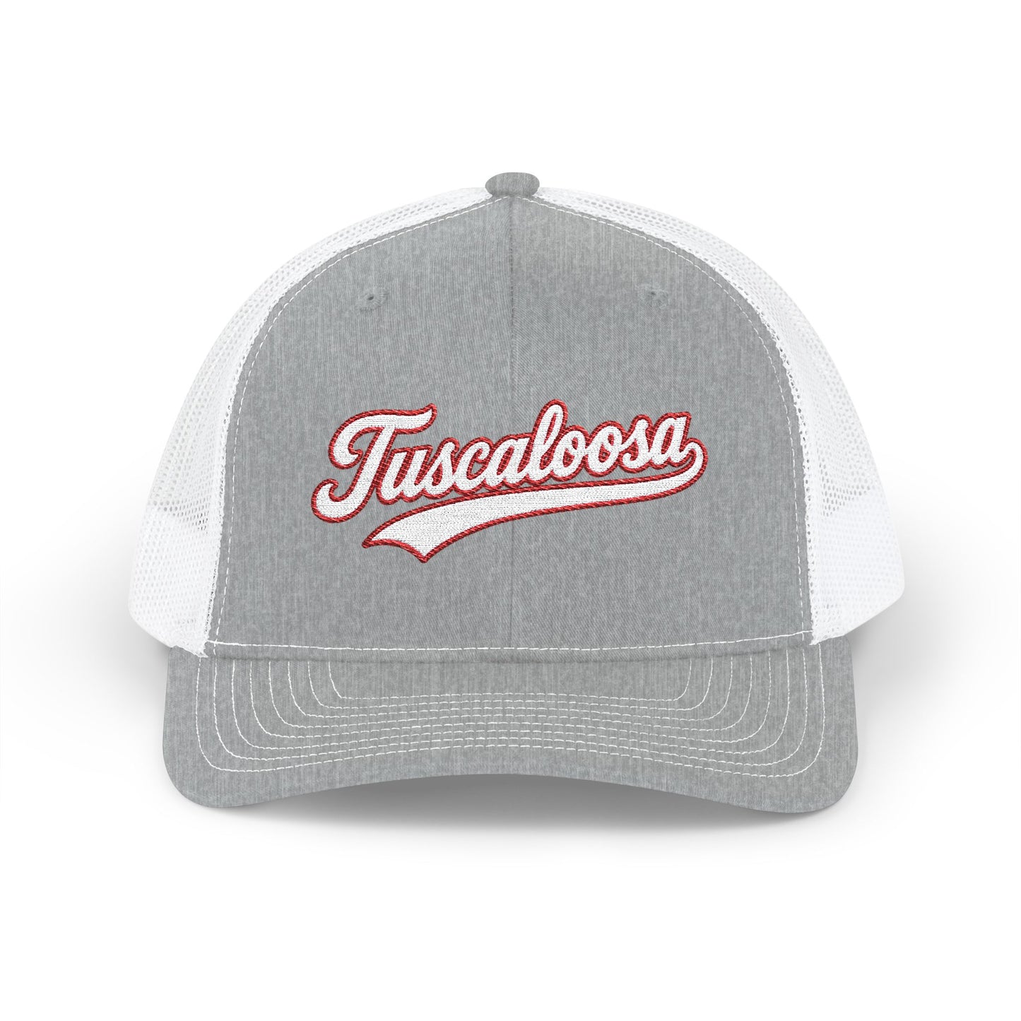 Tuscaloosa white script retro embroidered trucker cap – 318 Supply Co.