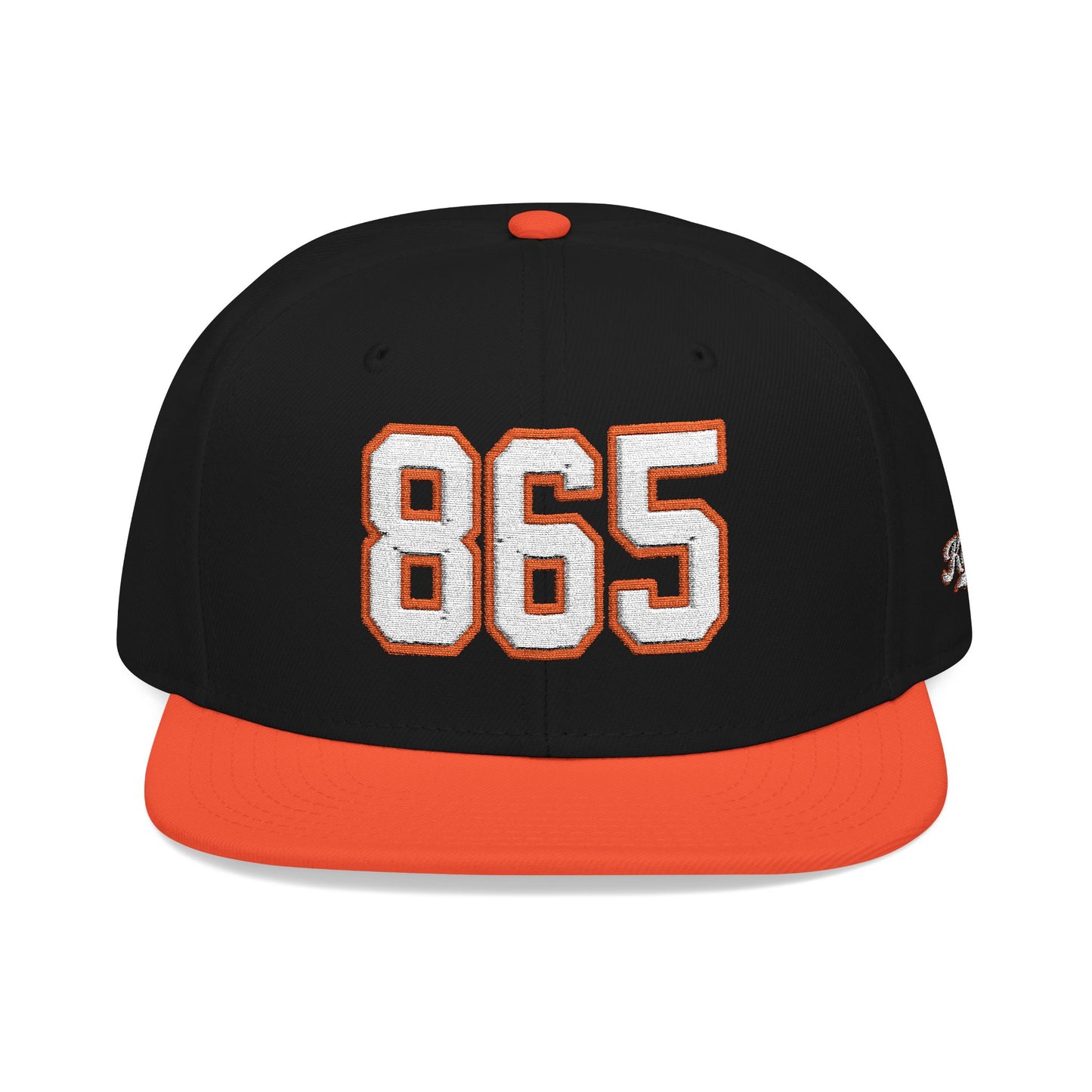 865 white embroidered snapback hat vintage varsity style – 318 Supply Co.