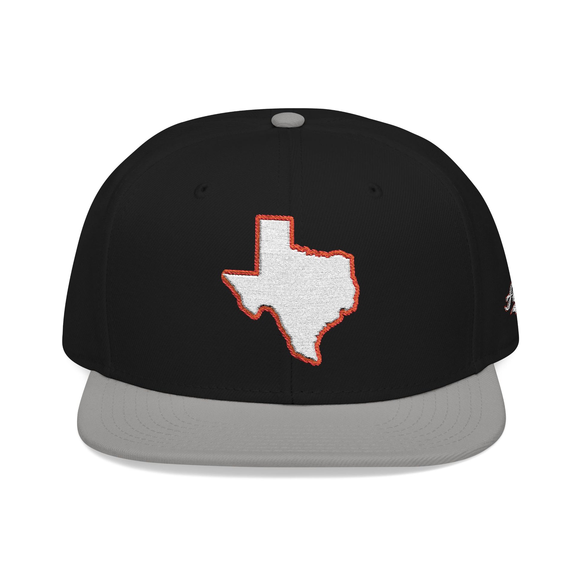 Texas state outline white embroidered snapback hat – 318 Supply Co.