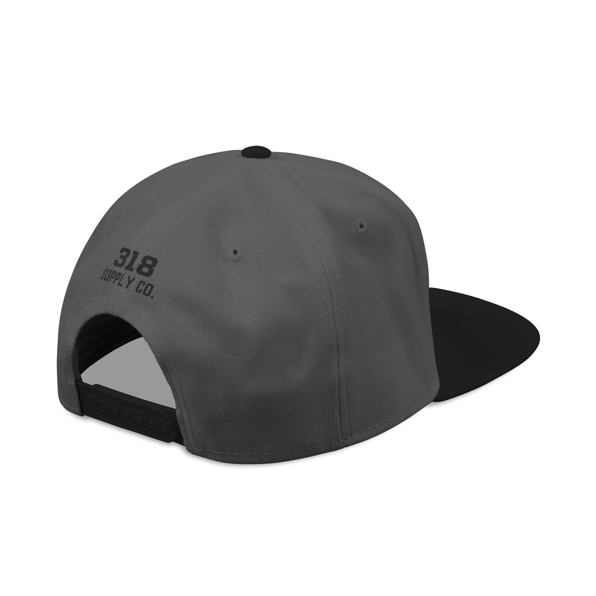 Tuscaloosa white script embroidered snapback hat with 205 side stitch – 318 Supply Co.
