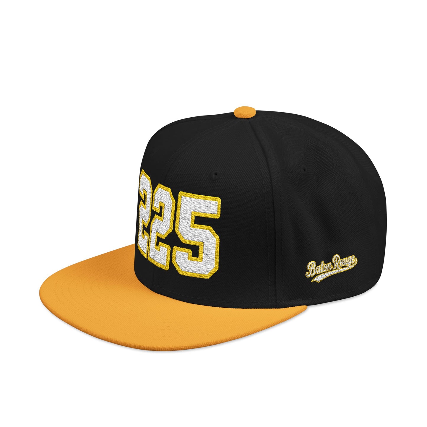 225 white embroidered snapback hat vintage varsity style – 318 Supply Co.