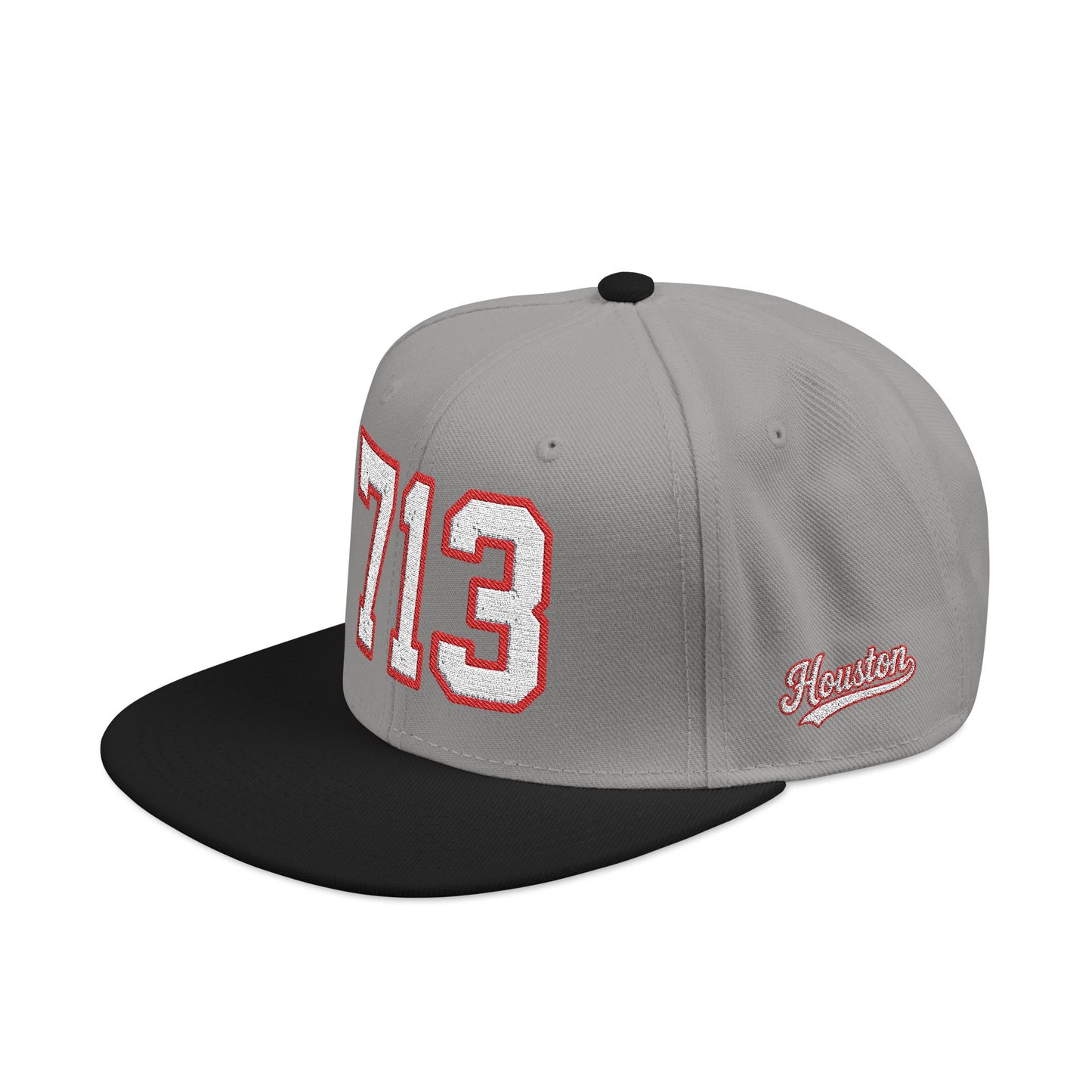 713 white embroidered snapback hat vintage varsity style – 318 Supply Co.