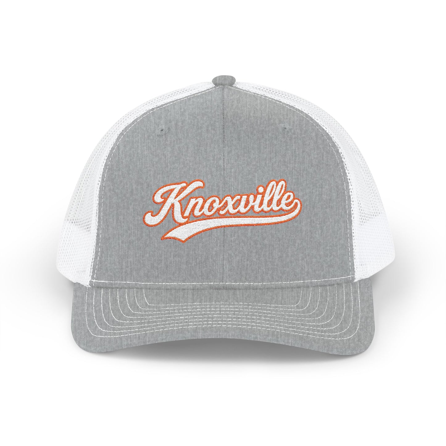 Knoxville white script retro embroidered trucker cap – 318 Supply Co.