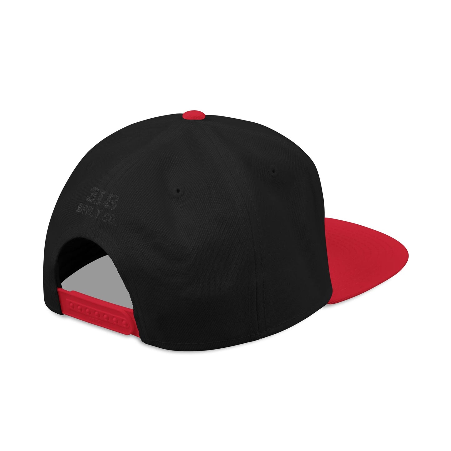 Athens white script embroidered snapback hat with 706 side stitch – 318 Supply Co.