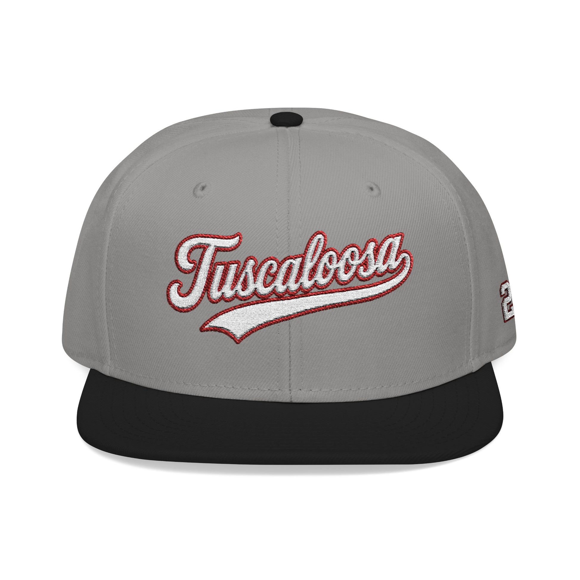 Tuscaloosa white script embroidered snapback hat with 205 side stitch – 318 Supply Co.