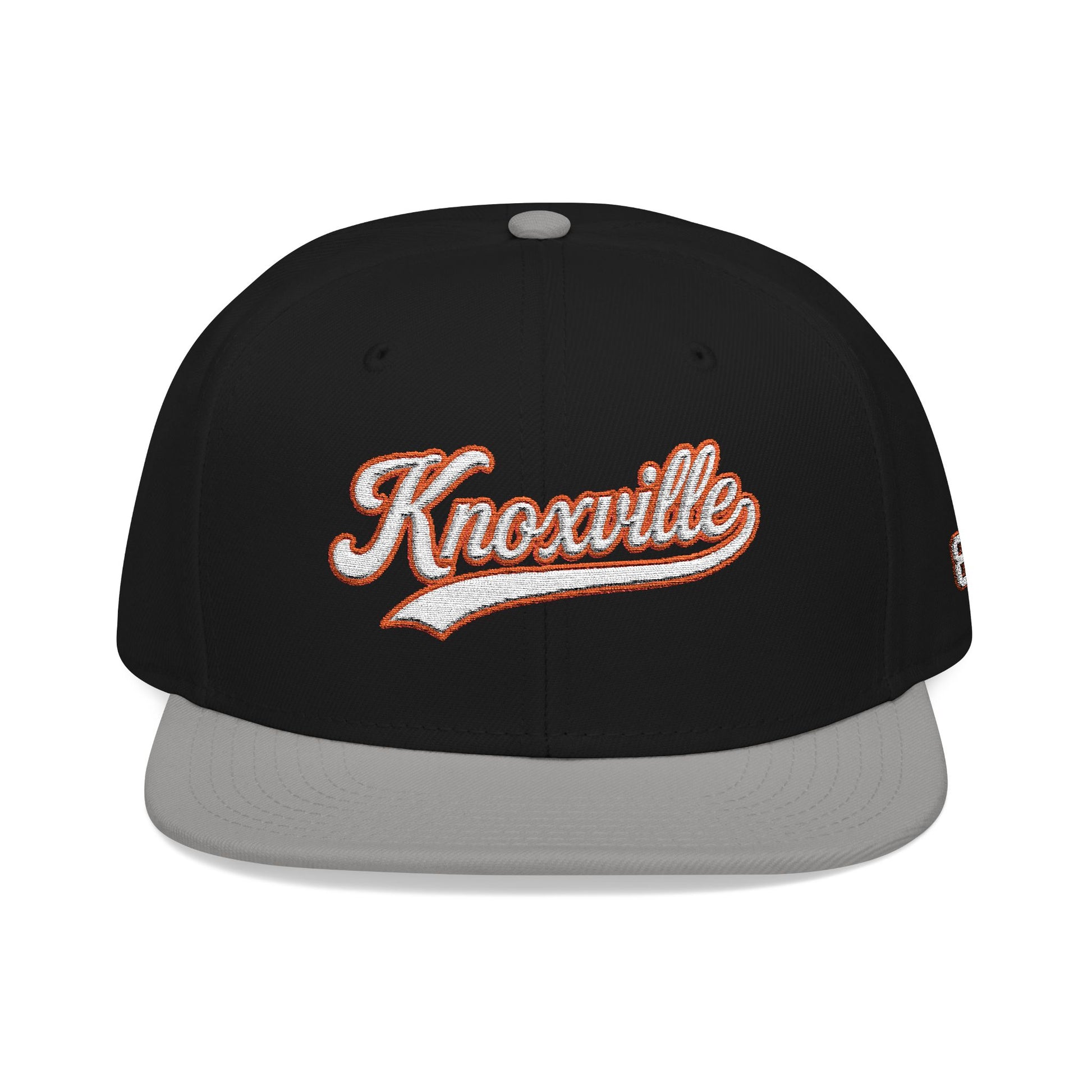 Knoxville white script embroidered snapback hat with 865 side patch – 318 Supply Co.