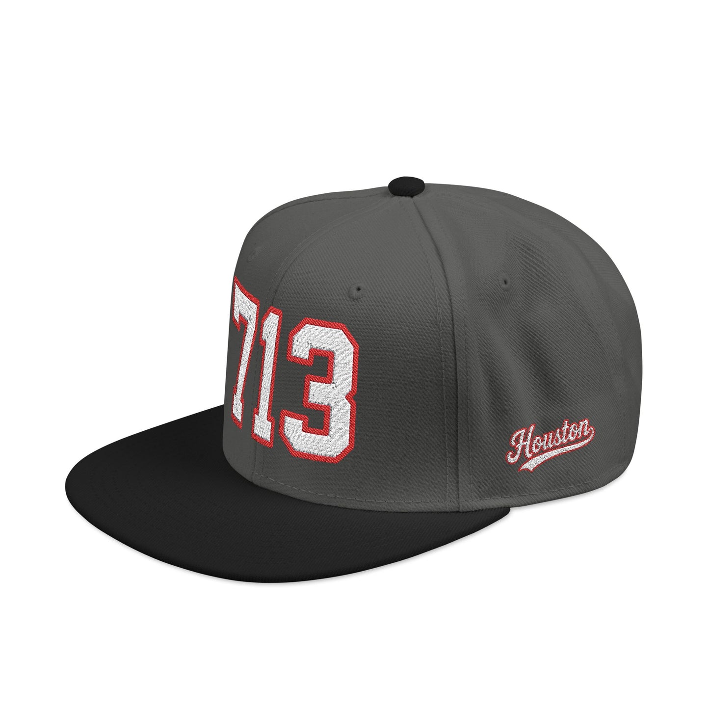 713 white embroidered snapback hat vintage varsity style – 318 Supply Co.