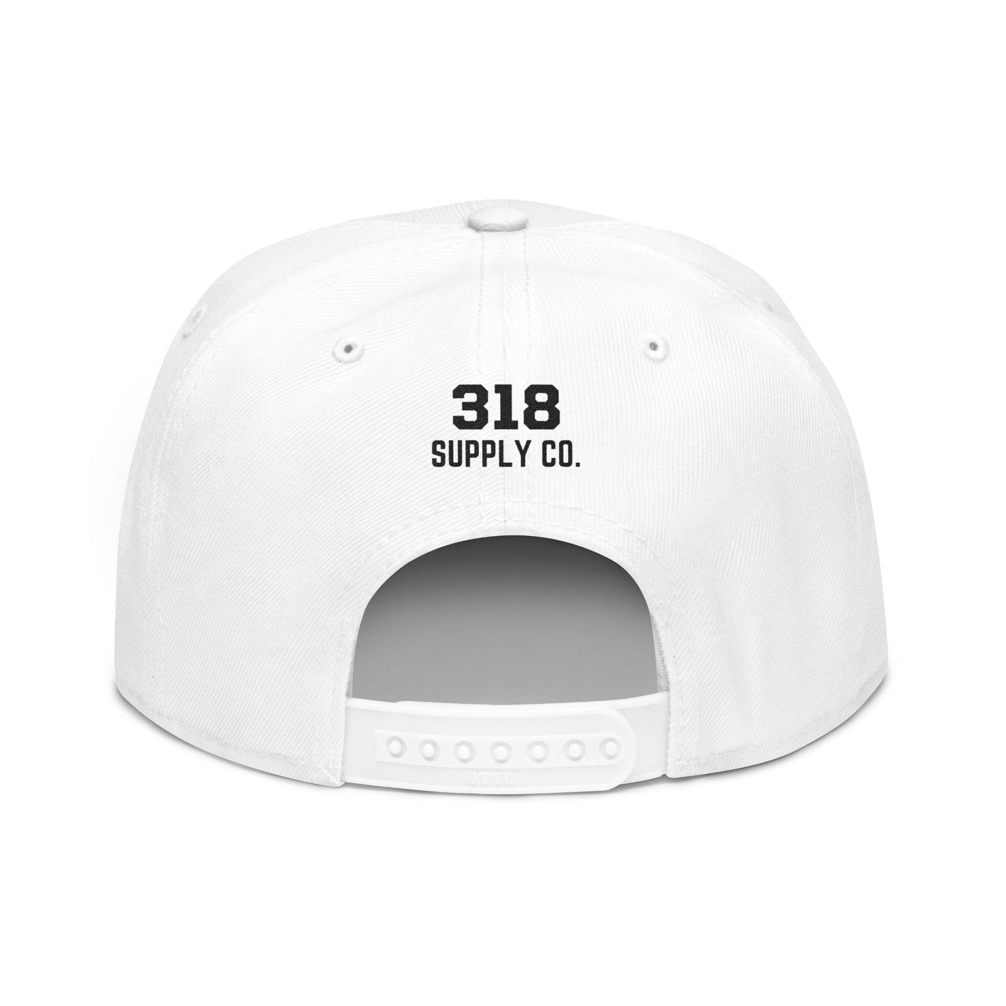 Tuscaloosa white script embroidered snapback hat with 205 side stitch – 318 Supply Co.