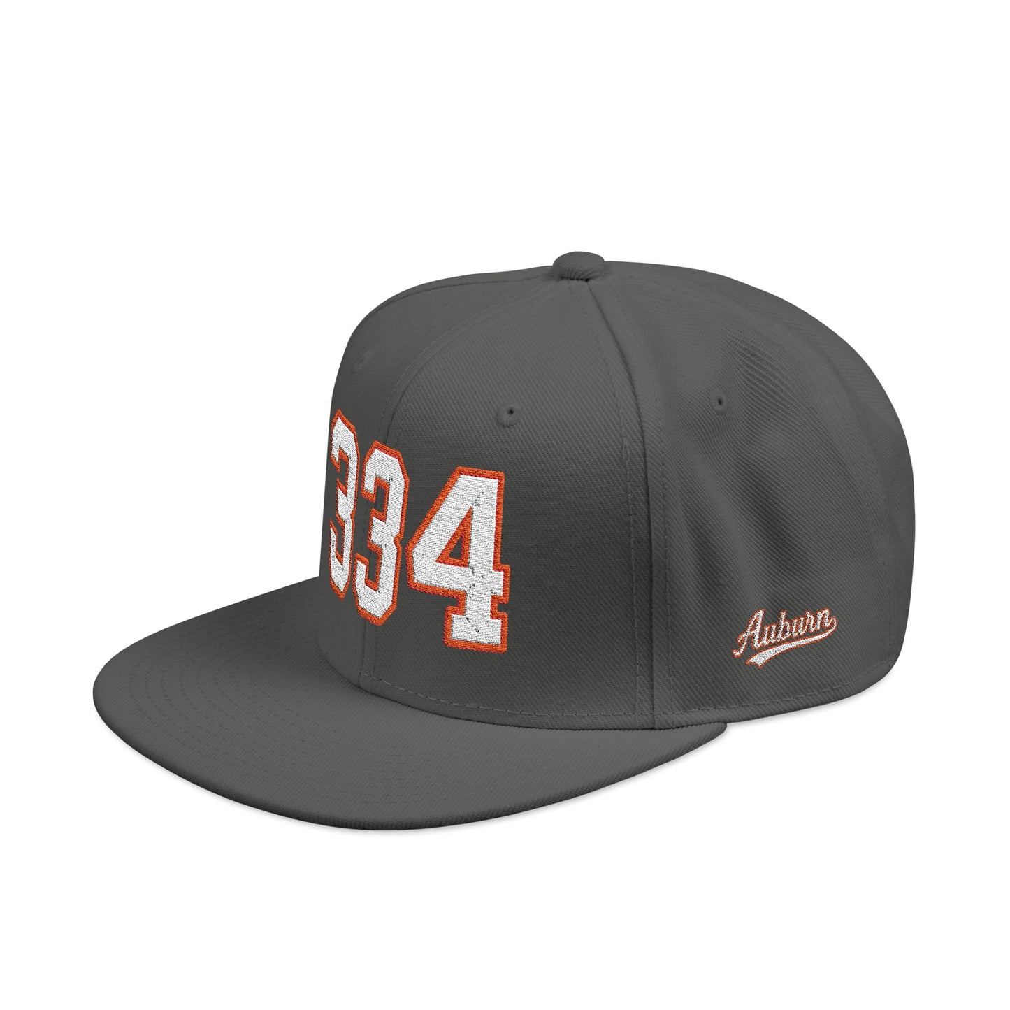 334 white embroidered snapback hat vintage varsity style – 318 Supply Co.