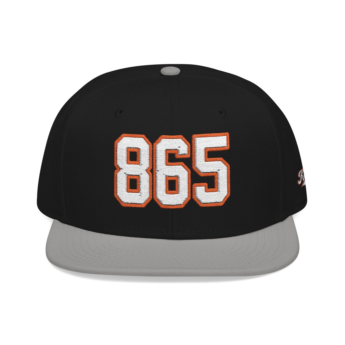 865 white embroidered snapback hat vintage varsity style – 318 Supply Co.
