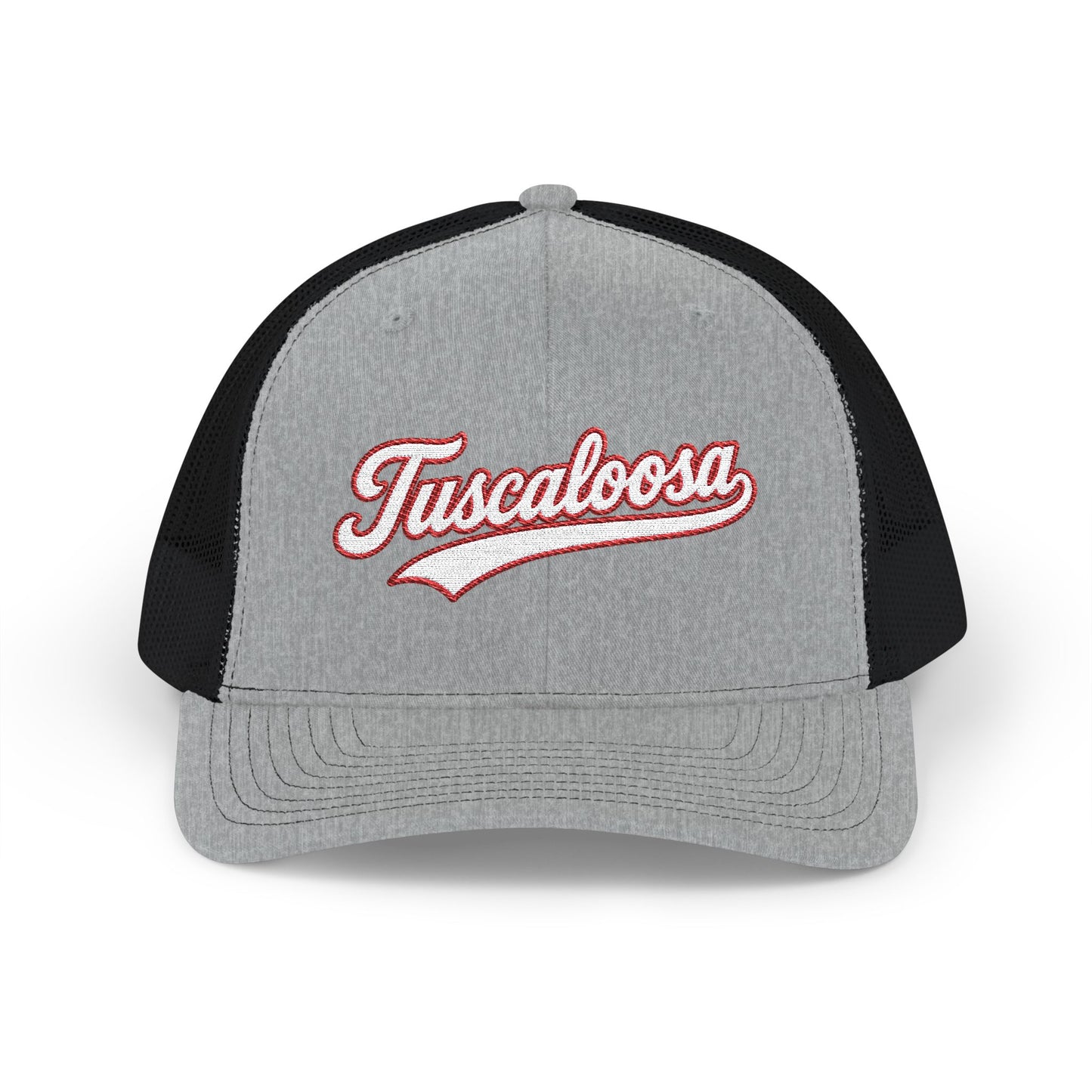 Tuscaloosa white script retro embroidered trucker cap – 318 Supply Co.