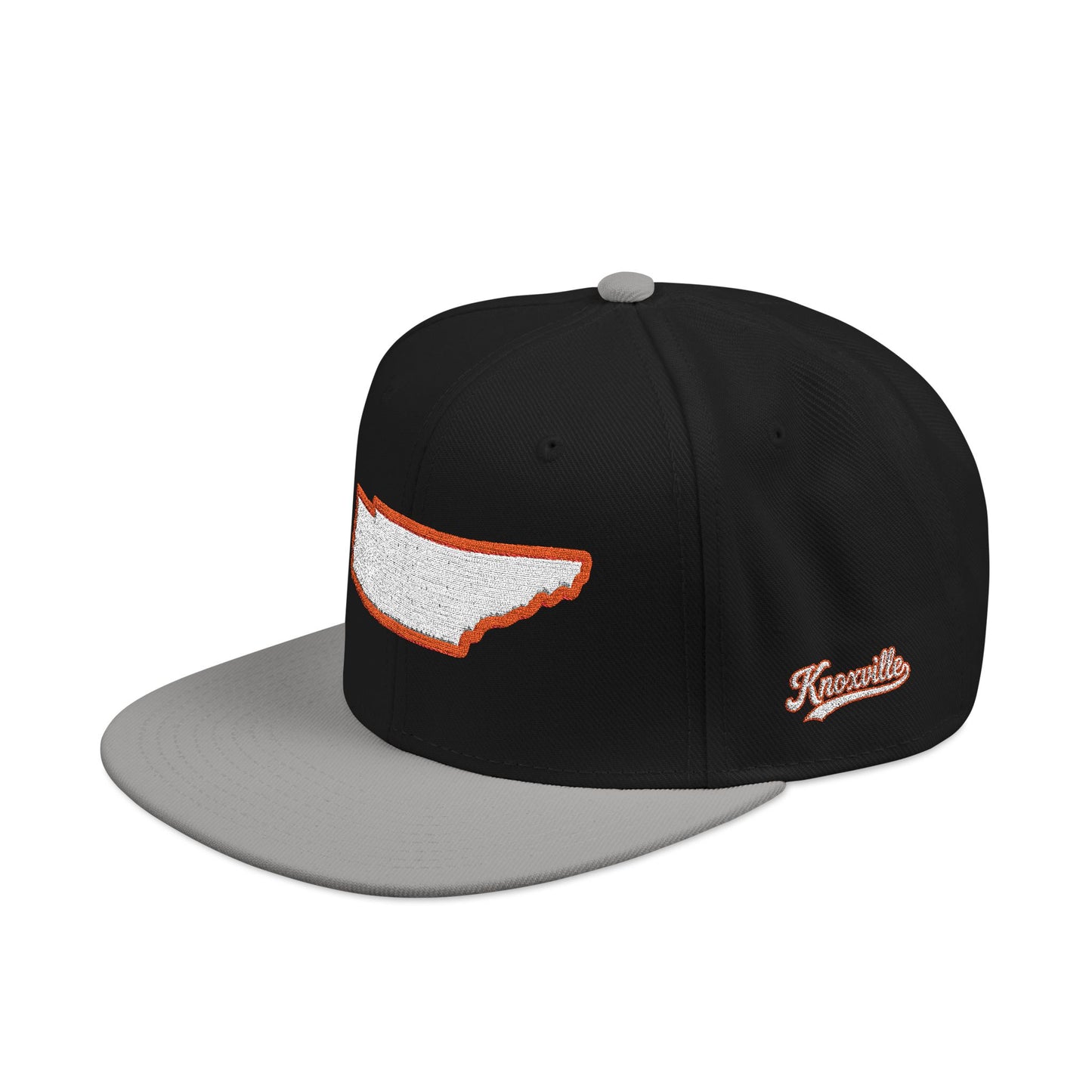 Tennessee state outline white embroidered snapback hat – 318 Supply Co.