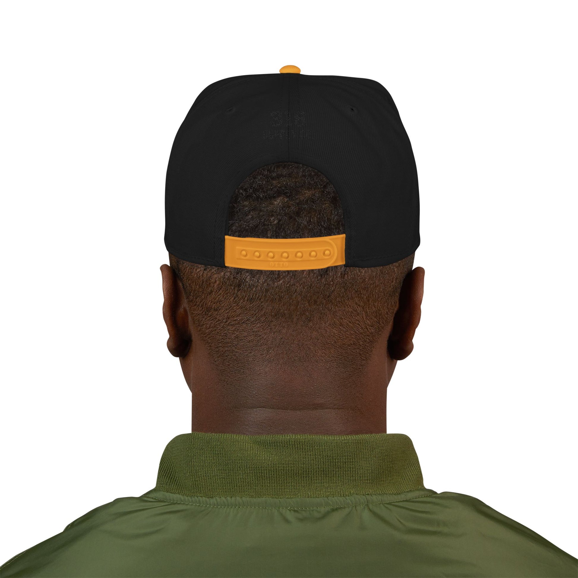 Baton Rouge white script embroidered snapback hat with 225 side stitch – 318 Supply Co.