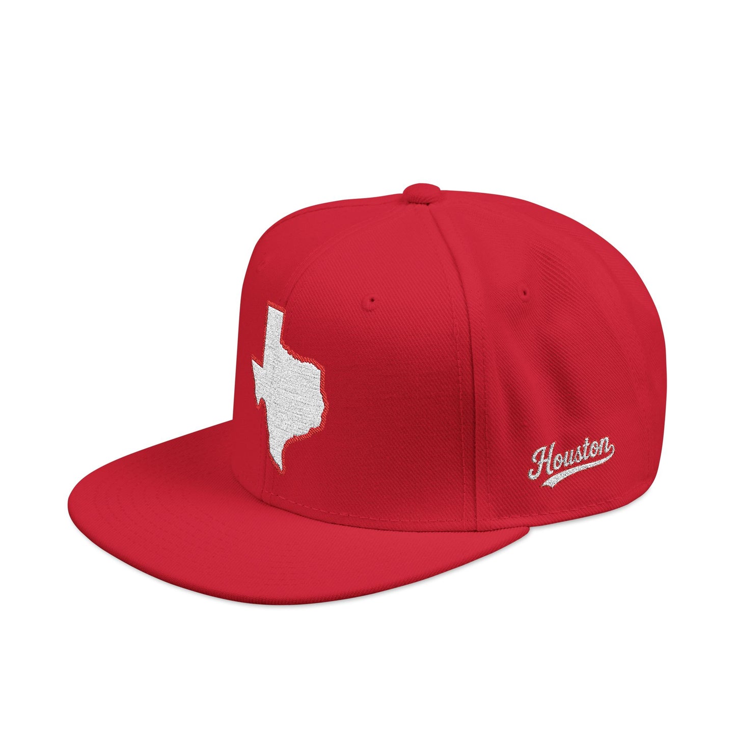 Texas state outline white embroidered snapback hat – 318 Supply Co.