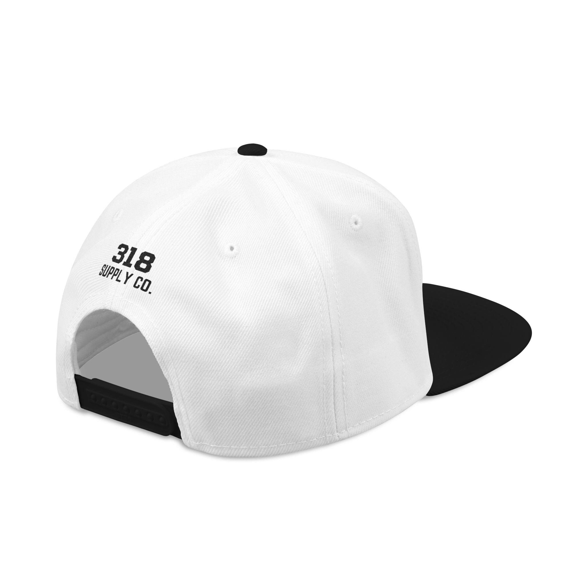 Houston Script Snapback Hat with 713 Side Stitch | 318 Supply Co.