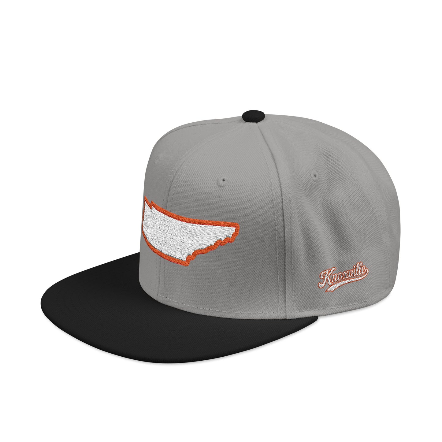 Tennessee state outline white embroidered snapback hat – 318 Supply Co.