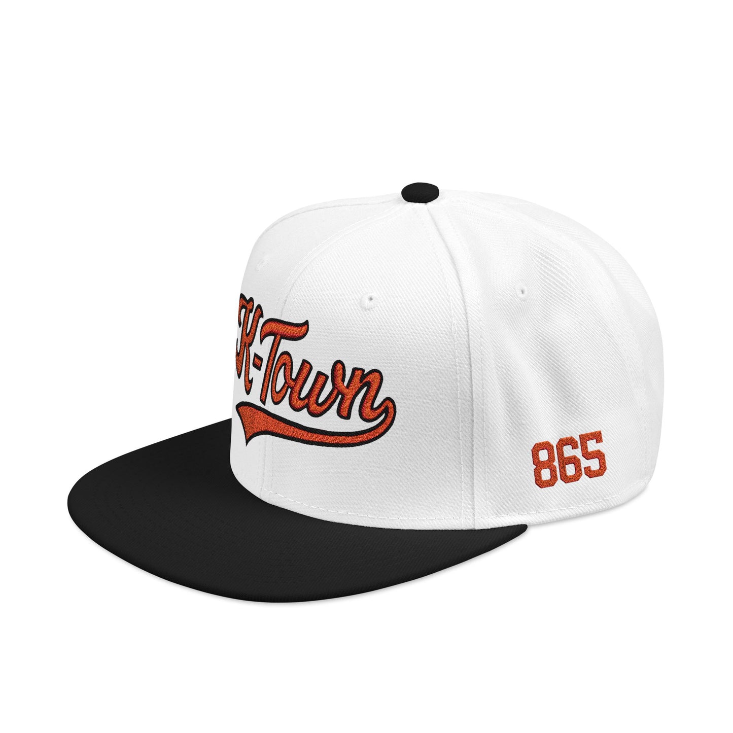 White cap with black visor 'K-Town' and '865' on a white background
