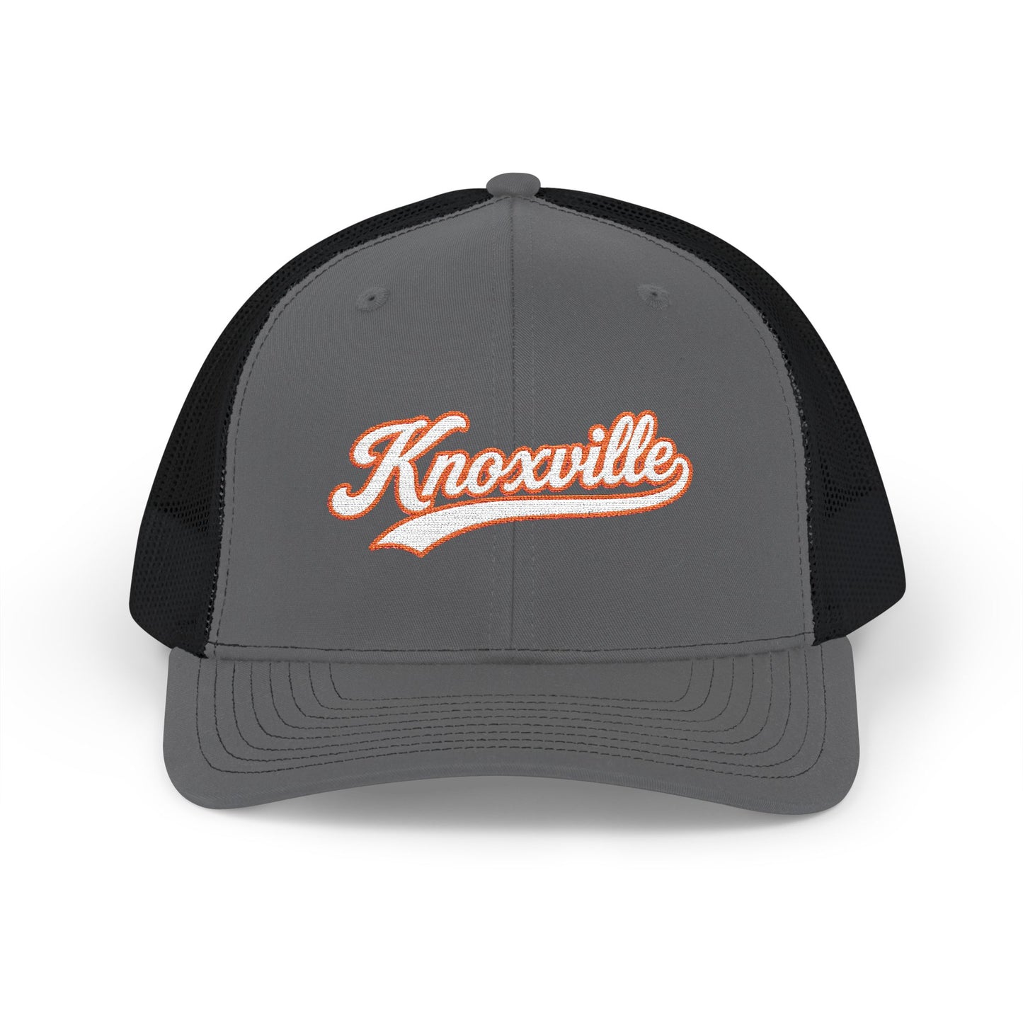 Knoxville white script retro embroidered trucker cap – 318 Supply Co.